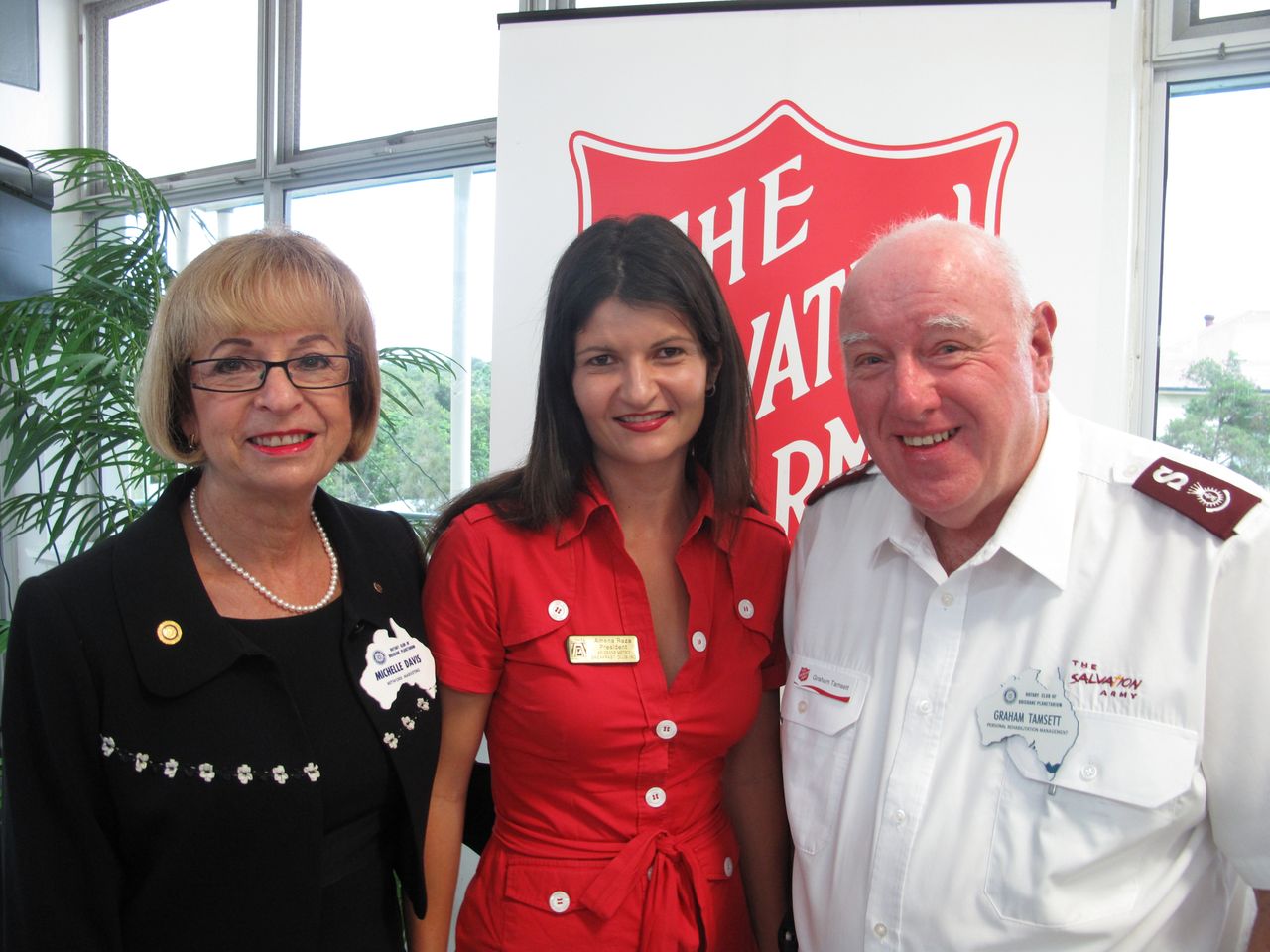 Teamwork – Rotary, Zonta and the Salvation Army co-operated in the fundraising effort